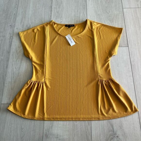 Banana Republic women mustard yellow top size s - Picture 1 of 6